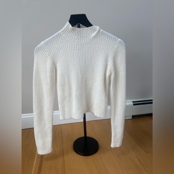 Windsor Cream Ribbed Knit Top - Picture 2 of 7